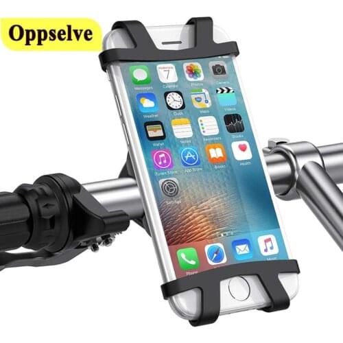 Oppselve Mobilephone Bicycle Universal Holder Bike Phone Mount Silicone Support for iPhone Samsung Motocycle Cellphone Stand
