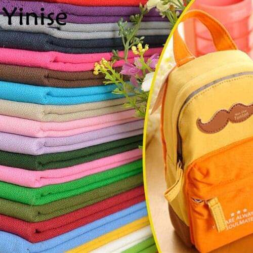 100x150cm Polyester Cotton Canvas Fabric Cloth For Patchwork Quilting Thicken Fabrics DIY Bags Sofa Curtain Tablecloth Material