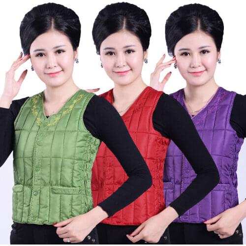 5 Colors Women Slim Vest Waist Coat 2021 Autumn Winter Women Duck Down Vests Coat Fashion Warm Coat Green Red Plus Size 4XL Y117