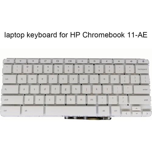 US English Replacement keyboards for HP Chromebook X360 11-AE L31504-001 laptop keyboard without backlight white original new