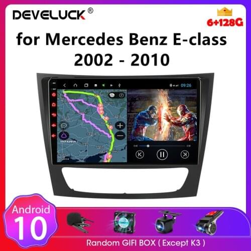 Develuck for Mercedes Benz E-class W211 E200 E220 E300 E350 E240 CLS 2002-2010 Android 2 Din Car Radio Multimedia Player Stereo
