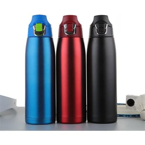 900ml Large capacity BPA FREE Insulated auto MILK coffee Cup Stainless Steel Thermos Water Bottle Vacuum Flask Travel TEA Mug
