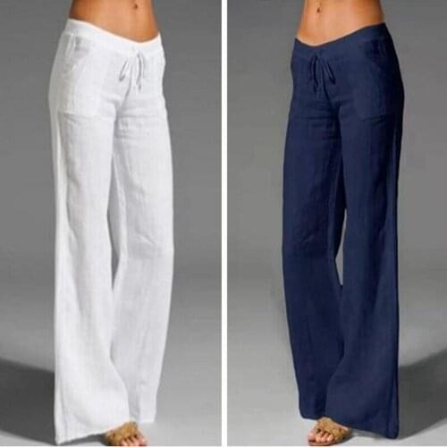 Женские льняные брюки COZOK China At AliExpress