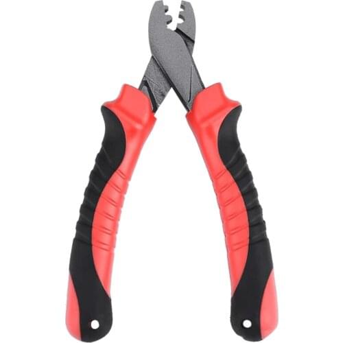 Fishing Crimping Tool for Single-Barrel Sleeves Multi-Functional Fishing Pliers W8EE