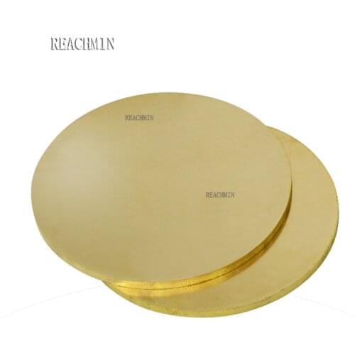 H62 Brass Plate Disc Thin Copper Sheet 0.8Mm/1.5Mm/ 2Mm/3Mm Brass Disc Gasket Laser Engraving Processing Custom Diy