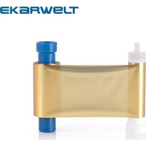 MA1000K Gold Resin Magicard Card Printer Ribbon for Pronto Enduro3E Rio Pro 1000 Prints Tapes