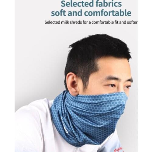 Cycling Face Mask Headwear Wrap Scarf Summer Ice Silk Sunscreen Headband Breathable Running Bandana Outdoor Sports Equipment