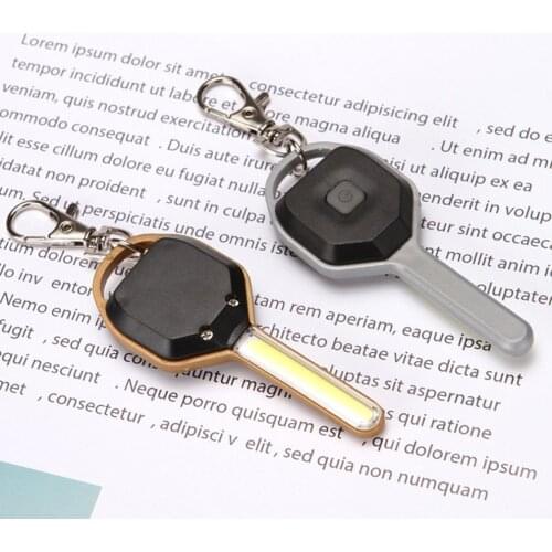 Mini COB LED Key Chain Flashlight Keychain Portable Keyring Light Flashlight Lamp Bag Emergency Camping Lamp Backpack Light