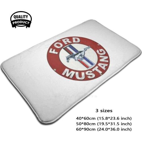 Soft House Family Anti-Slip Mat Rug Carpet American Muscle Muscle Car Usa America Race Drag Race Power Turbo Car Shelby Eleanor
