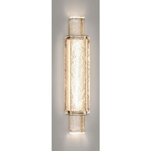 Simple crystal background wall living room wall lamp creative designer aisle hotel lobby decorative wall lamp