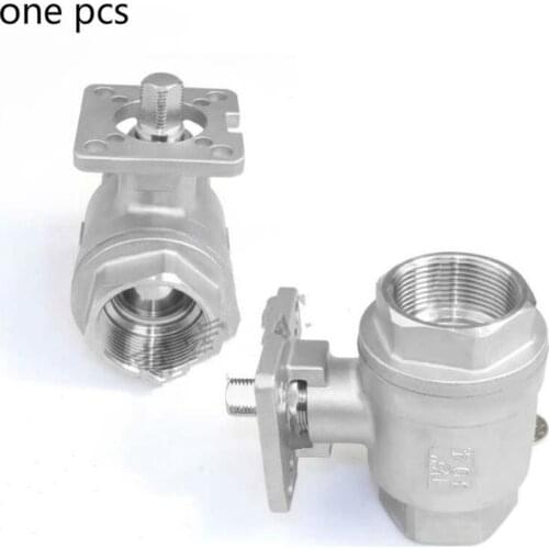 Ball valve stainless steel 304/316 pneumatic valve internal thread pneumatic control valve two piece DN15 / 20/25/32/40/50