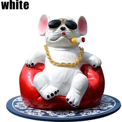 Car Bulldog Ornaments Domineering Sofa Dog Console Dashboard Animal Ornament Car Interior Supplies Accessories Car Decoration