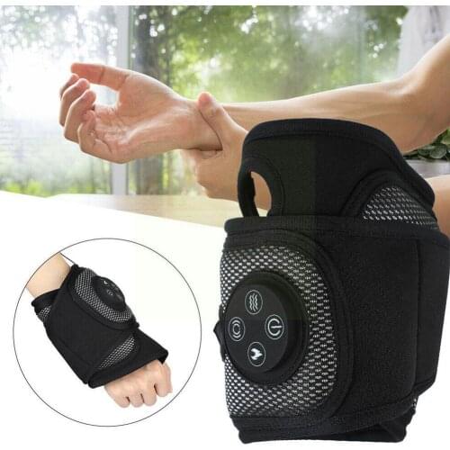 Smart Wrist Brace Hand Compression Massager Multifunctional Heating Pain Vibration Electric Relief Relax Massager Wrist Bra V1W1