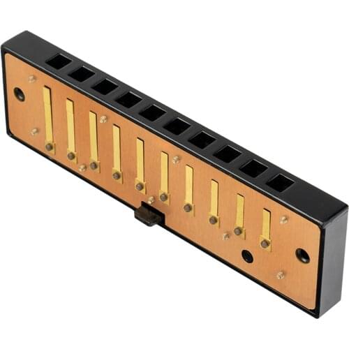 10-Hole Diatonic Blues Harmonica 3 Tone for Kids Durable Sturdy