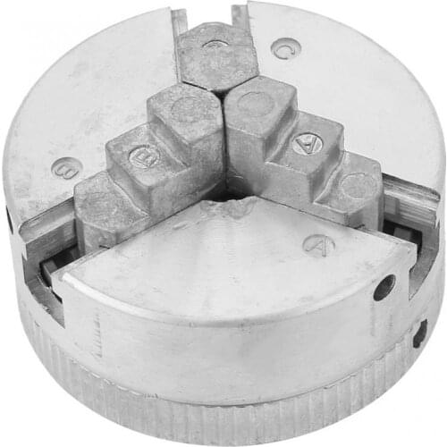 Zinc Alloy 3-Jaw Chuck Clamp Accessory for machine tool accessories Mini Metal Lathe milling collet chuck