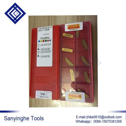 Free shipping high quality sanyinghe 50pcs /lots N123G2-0300-0002-CM 2135 cnc carbide parting & grooving inserts