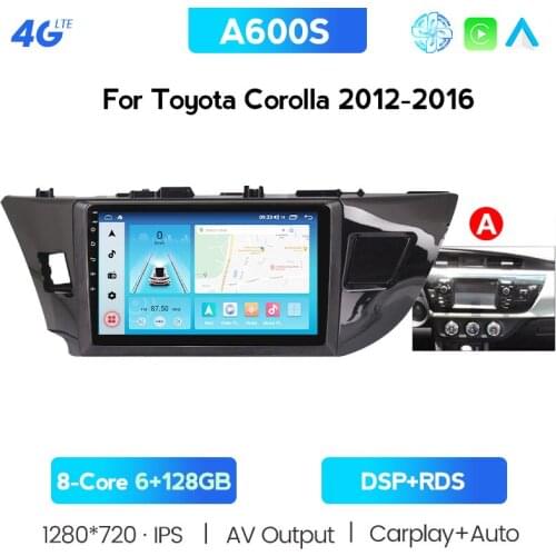 For Toyota Corolla 11 2012 - 2016 Car Radio Multimedia Video Player Navigation GPS Android 2din Support Steering Wheel Controls