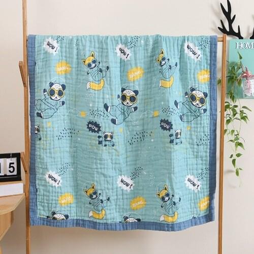Cartoon Bath Towel Cotton Summer Cool Quilt girl adult cleaning Gauze hair towel wrap bathroom swimming pool home sauna blanket