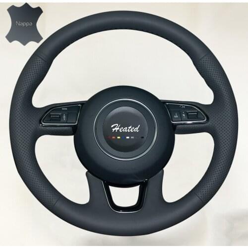 Car wheel steering cover for 2013 2014 2015 Audi Q3 Q5 capa para volante braid on the steering wheel