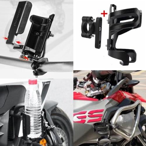 Motorcycle Beverage Water Drink Cup Bottle Rack Holder Mounted For BMW R1200GS LC ADV R1250GS R 1200 R RS Adventure S 1000RR XR