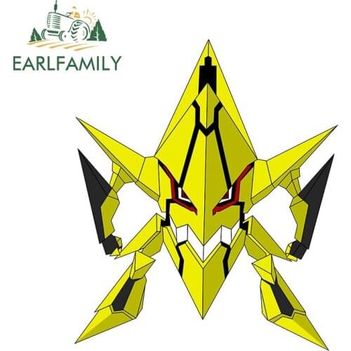 EARLFAMILY 13cm x 10.7cm for Kittan Anime Decal Waterproof Scratch-Proof Car Sticker Air Conditioner Laptop Car Door Protector