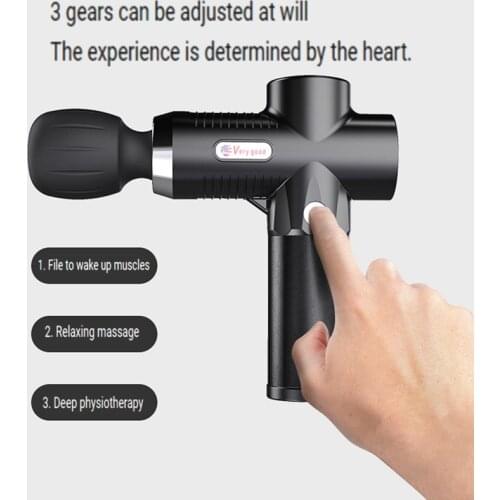 Electric Massage Gun for Body Relaxation Fitness Pain Relief Muscle Exercise Slimming Leg Shoulder Back Massager Fascia Guns
