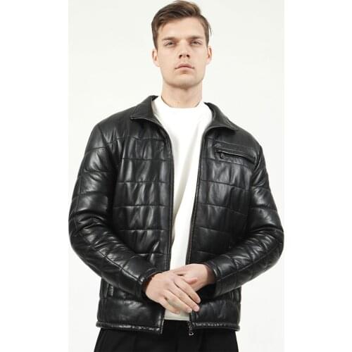 Мужские кожаные куртки HAN'STORE China At AliExpress