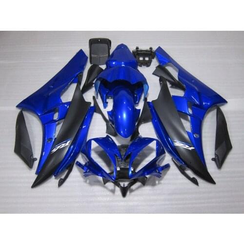 Injection molding fairing kit for Yamaha YZF R6 06 07 blue black fairings set YZFR6 2006 2007 FS02
