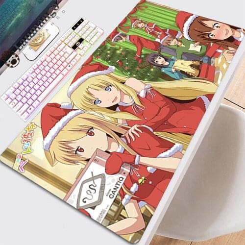 Pad Mouse Xxl Gaming Keyboard Gamer Mousepad Mause On The Table Mat Computer Mat Kawaii Gamers Accessories Kawaii Mashiro Shiina