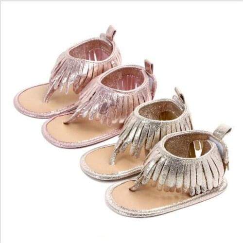 New Fringe Baby Shoes Lovely Summer Infants First Walkers Girls Princess Shoes