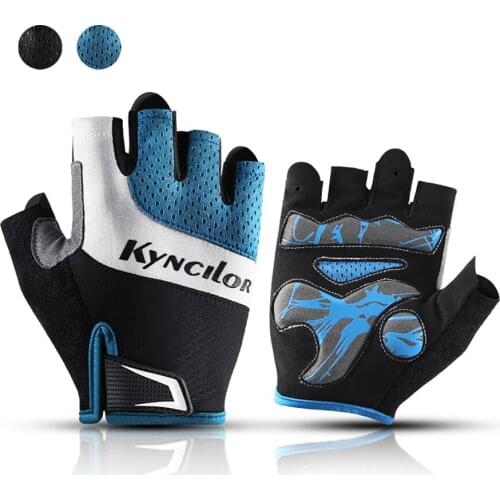 Half-finger Cycling Gloves Fitness Climbing Running Fishing Gloves Men Women Sports Non-slip Shockproof Gloves