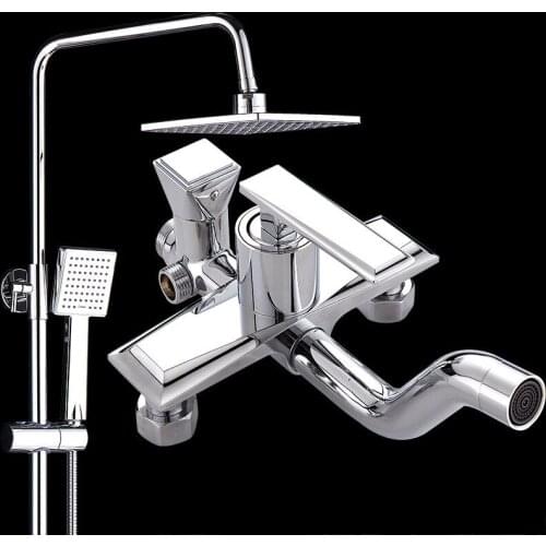 Full Copper Electroplate Household Pressure Boost Shower Shower Suit Toilet Shower Room Bathroom Bath Take A Shower Shower