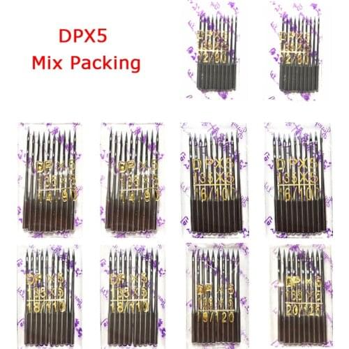 Sewing Needle DPX5 Mix Packing For Typical Sunstar Taking Seiko Consew Juki Pfaff Adler Lockstitch 12/80 90/14 16/100 18/110