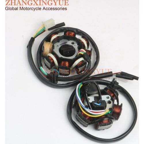 Scooter Ignition Stator 6-8 coils for Baja RT150 SC150 GY6 125cc 150cc 152QMI 157QMJ 4T