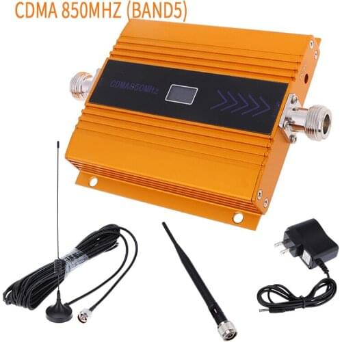 Special offer mini 850MHz CDMA2G / 3G signal booster repeater amplifier 4G call signal receiver easy to installll
