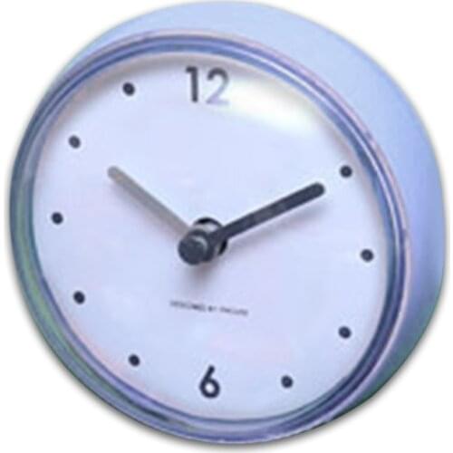 Bathroom Waterproof Wall Hanging Suction Cup Clock Simple Design Wall Watch
