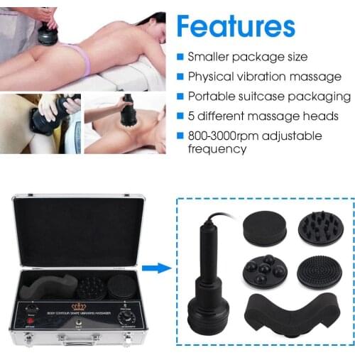 High Frequency G5 Vibrating Body Massager Skin Smooth G5 Vibration Cellulite Fat Burner Weight Loss Slimming Body Massager