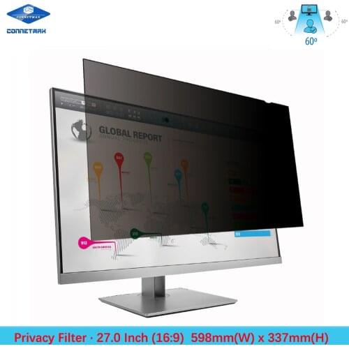27 inch Privacy Filter Screen Protector Film for Widescreen (16:9) Desktop LCD Monitors