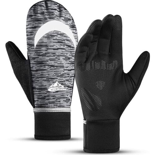 Winter Cycling Gloves Waterproof Outdoor Warm Sports Night Reflective Bag Refers To Cycling Gloves