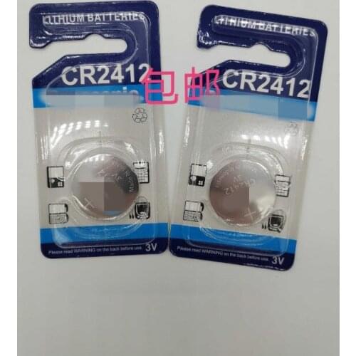 1PCS CR2412 2412 coin cell 3V lithium battery for car key and so on new original