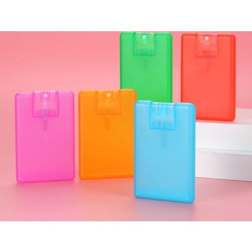 1PC High Quality 20ml Perfume Bottle Card Shape Mini Sprayer Refillable Perfume Atomizer Travel Size Portable Alcohol Spray Tool