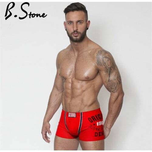 4pcs Fashion Sexy Men Boxers Shorts Famous Pants Brand Mens Underwear Mens Boxers Sexy Underpants Men Panties Trunks For Men 34