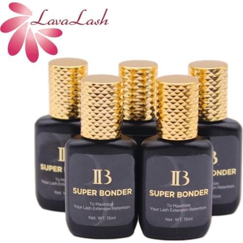 5Bottles Korea IBeauty Super Bonder Glue Primer False Eyelash Extension Glue Kit Fast Drying Long Lasting IB Eyelash Glue Primer