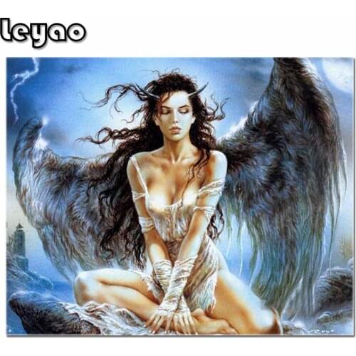 5d Diamond painting "fallen angel Fantasy Art" Full Square/Round Drill Wall Decor Inlaid Diamond Embroidery Craft Cross stitch