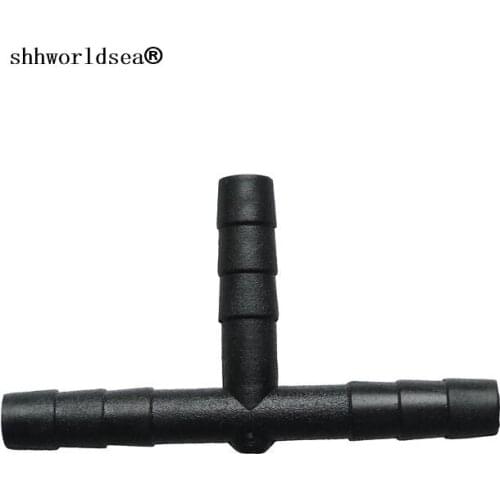 Shhworldsea auto clip and fastener tubing hose tee connectors barbed on all ends tree hole same inner dia:3.9mm