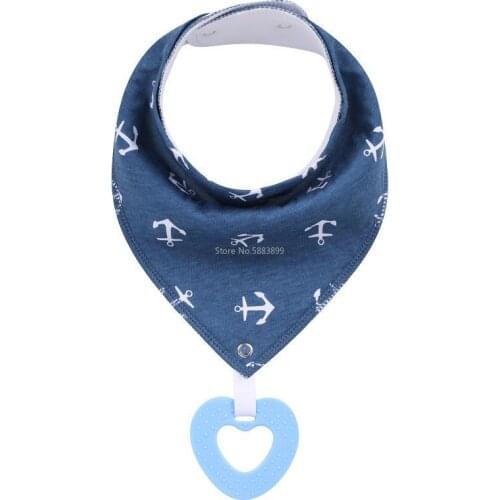 1Pcs Soft Comfortable Colorful 100% Organic Cotton And Baby Bandana For Boys &Girls Infant Adjustable Snaps Saliva Baby Bibs