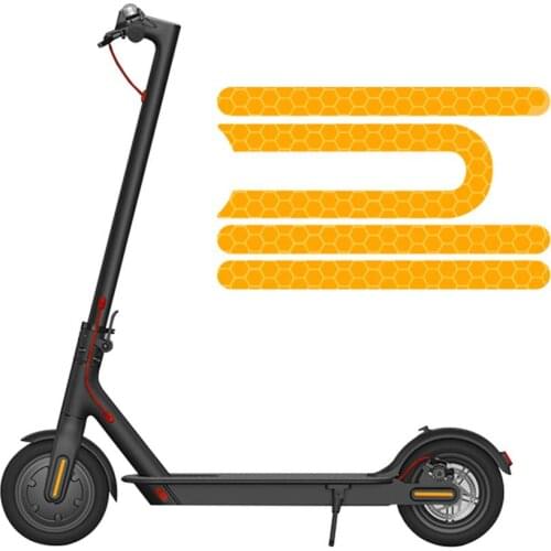 Front Rear Tire Covers Protective Shell Reflective Stickers for Xiaomi M365 Pro Classic Colors and Simple Durable Design