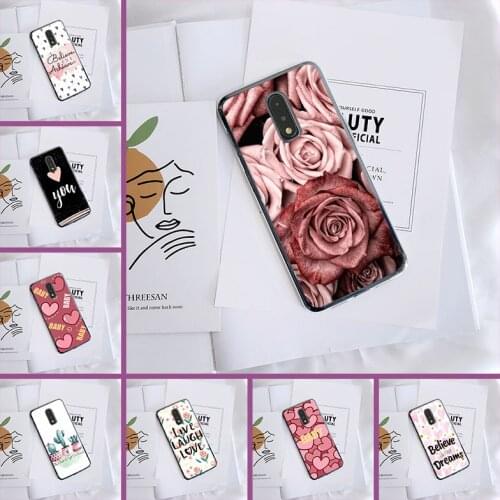 Heart Flower Love Painting Phone Case For OnePlus 3 3T 5 5T 6 6T 7 7 Pro Silicone Back Cover For One Plus 7 7 Pro 6 6T 5 5T 3 3T