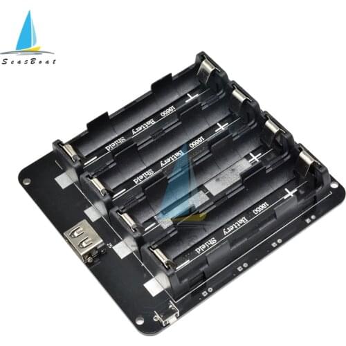 Four Voltage 18650 Lithium Battery Shield V9 Mobile Power Expansion Board Module 5V/3A 3V/1A Micro USB For Arduino ESP32 ESP8266