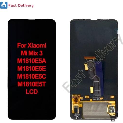 For Xiaomi Mi Mix 3 LCD Display Touch Screen Digitizer Assembly Origina For Xiaomi Mix 3 M1810E5A M1810E5E M1810E5C M1810E5T lcd